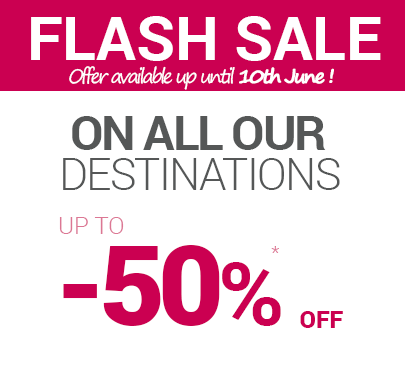 Our offers Flash sale for your holiday